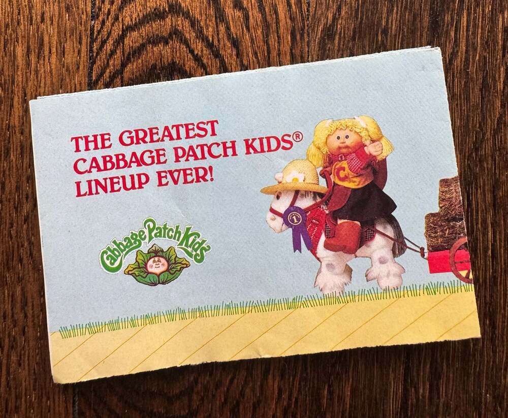 VTG 80s Cabbage Patch Kids Advertising Catalog Booklet The Greatest Lineup Ever